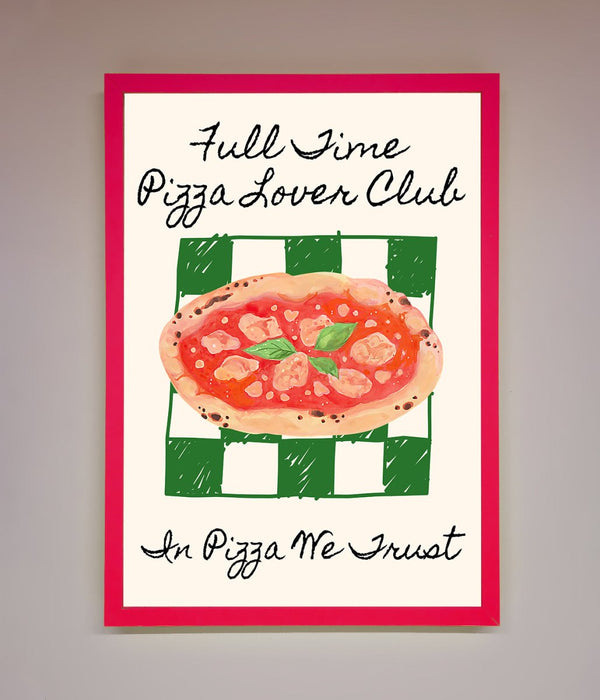 Pizza Lover Club Framed Wall Art - Hi Society