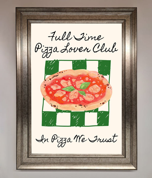 Pizza Lover Club Framed Wall Art - Hi Society