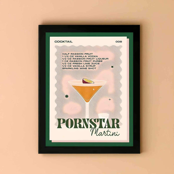 Pornstar Martini Cocktail Print - Art Prints