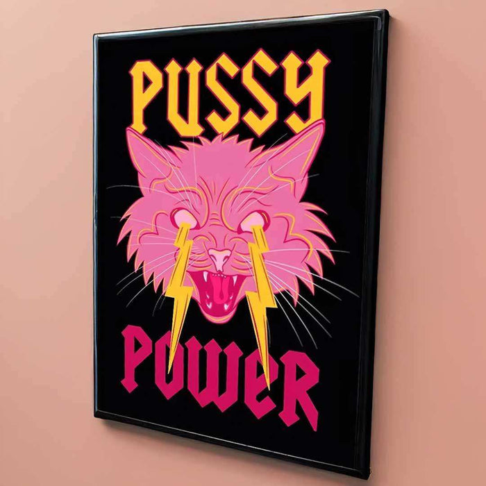 Pussy Power Print - Art Prints