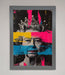 Queen Elizabeth Paint Splatter Framed Wall Art - Hi Society