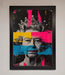 Queen Elizabeth Paint Splatter Framed Wall Art - Hi Society