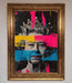 Queen Elizabeth Paint Splatter Framed Wall Art - Hi Society