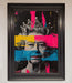 Queen Elizabeth Paint Splatter Framed Wall Art - Hi Society