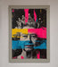 Queen Elizabeth Paint Splatter Framed Wall Art - Hi Society