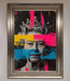 Queen Elizabeth Paint Splatter Framed Wall Art - Hi Society