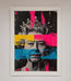 Queen Elizabeth Paint Splatter Framed Wall Art - Hi Society