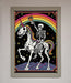 Rainbow Skeleton Framed Wall Art - Hi Society