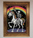 Rainbow Skeleton Framed Wall Art - Hi Society