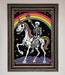 Rainbow Skeleton Framed Wall Art - Hi Society