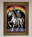 Rainbow Skeleton Framed Wall Art - Hi Society