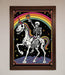 Rainbow Skeleton Framed Wall Art - Hi Society