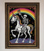 Rainbow Skeleton Framed Wall Art - Hi Society