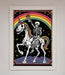 Rainbow Skeleton Framed Wall Art - Hi Society