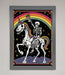 Rainbow Skeleton Framed Wall Art - Hi Society