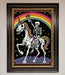 Rainbow Skeleton Framed Wall Art - Hi Society