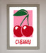 Red Cherries Modern Framed Poster - Hi Society