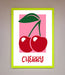 Red Cherries Modern Framed Poster - Hi Society