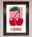 Red Cherries Modern Framed Poster - Hi Society