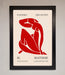 Red Matisse Man Framed Print - Hi Society