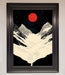 Red Moon On The Planet Framed Poster - Hi Society