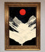 Red Moon On The Planet Framed Poster - Hi Society
