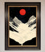 Red Moon On The Planet Framed Poster - Hi Society