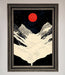 Red Moon On The Planet Framed Poster - Hi Society