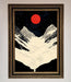 Red Moon On The Planet Framed Poster - Hi Society