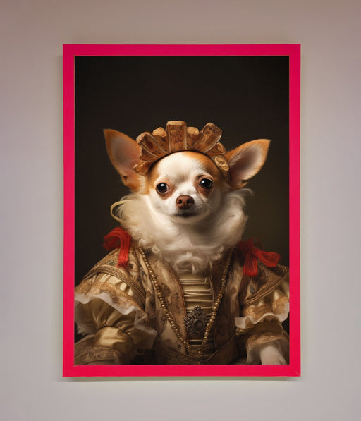 Renaissance Chihuahua Framed Print - Hi Society