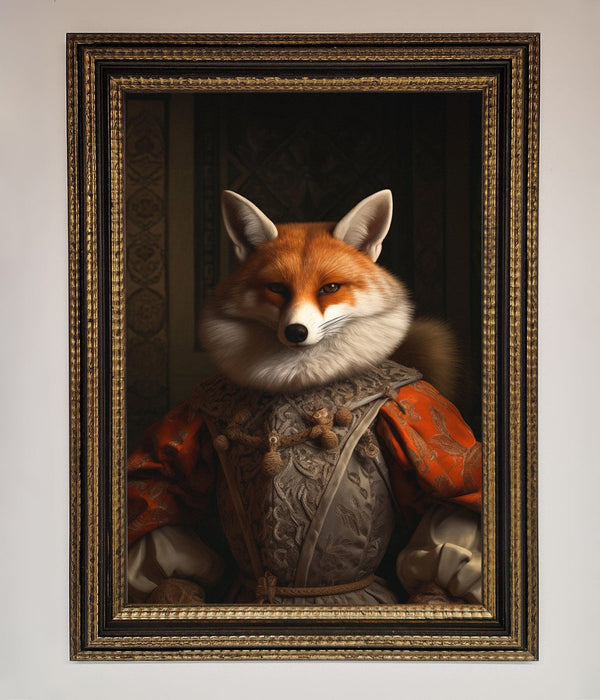 Renaissance Fox Framed Poster - Hi Society