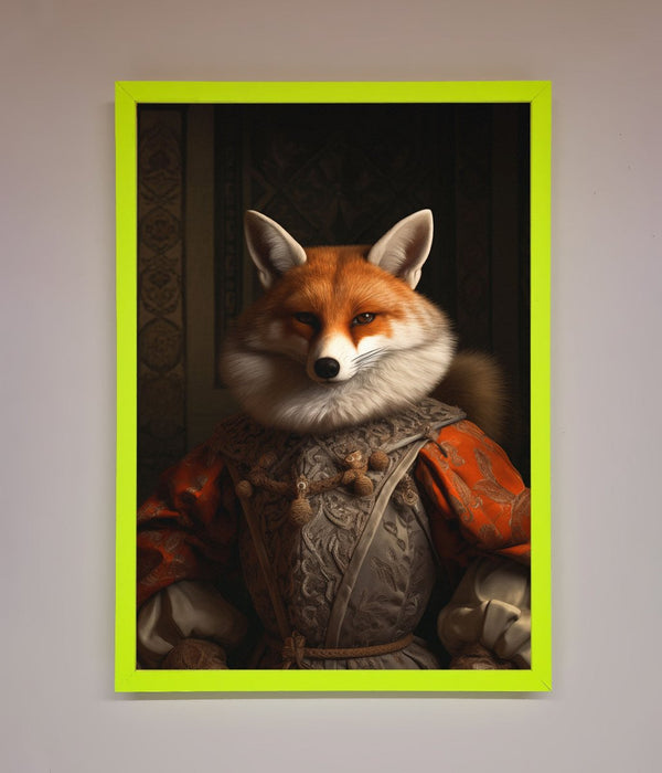 Renaissance Fox Framed Poster - Hi Society