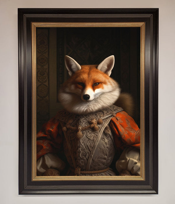 Renaissance Fox Framed Poster - Hi Society