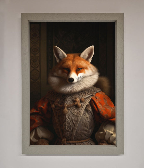 Renaissance Fox Framed Poster - Hi Society