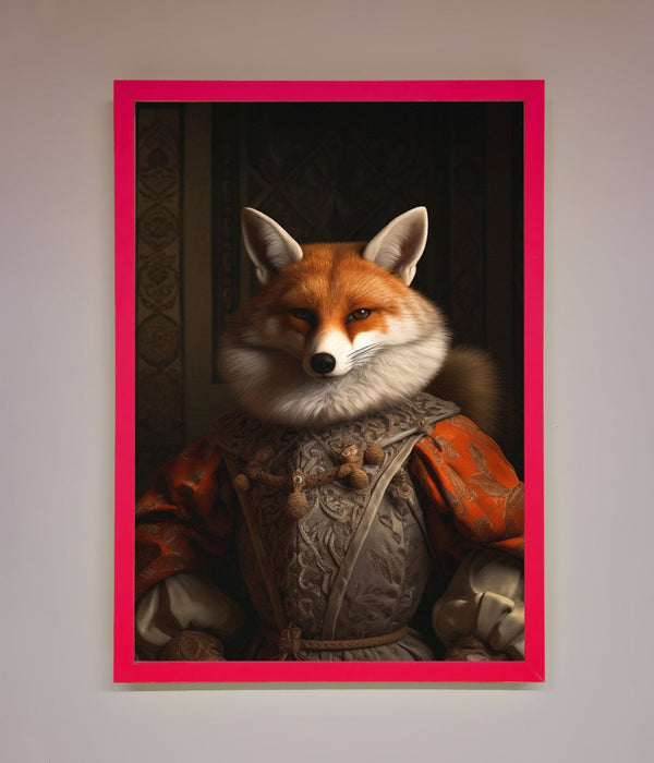 Renaissance Fox Framed Poster - Hi Society