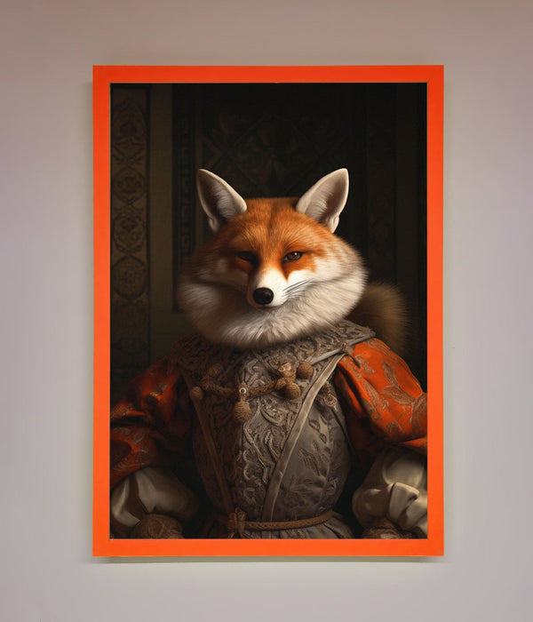 Renaissance Fox Framed Poster - Hi Society