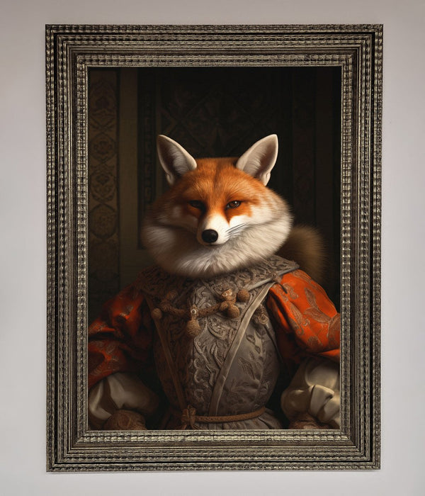 Renaissance Fox Framed Poster - Hi Society