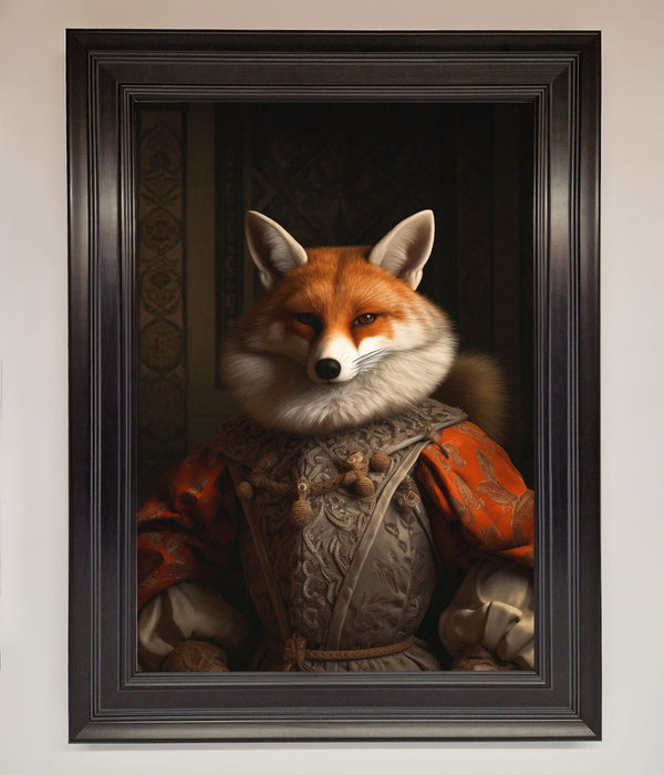Renaissance Fox Framed Poster - Hi Society
