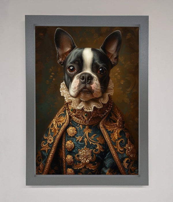 Renaissance French Bulldog Framed Print - Hi Society