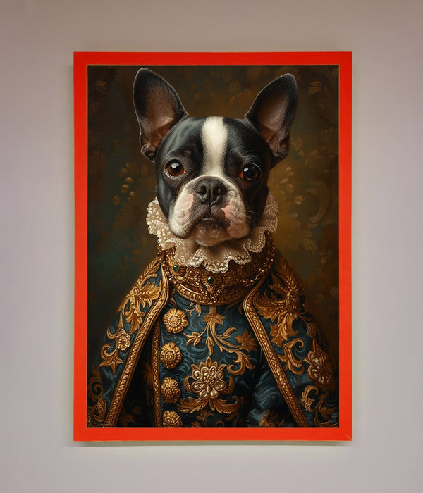 Renaissance French Bulldog Framed Print - Hi Society