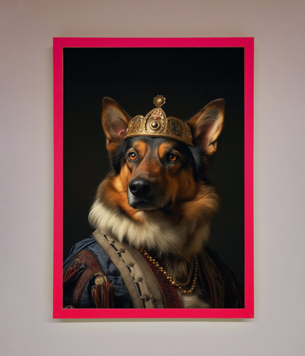 Renaissance German Shepherd Framed Wall Art - Hi Society