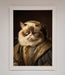 Renaissance Grumpy Cat Framed Print - Hi Society