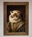Renaissance Grumpy Cat Framed Print - Hi Society