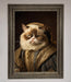 Renaissance Grumpy Cat Framed Print - Hi Society