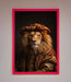 Renaissance Lion Framed Wall Art - Hi Society