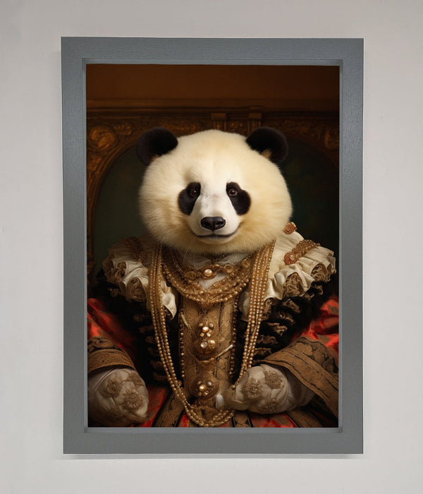 Renaissance Panda Framed Print - Hi Society