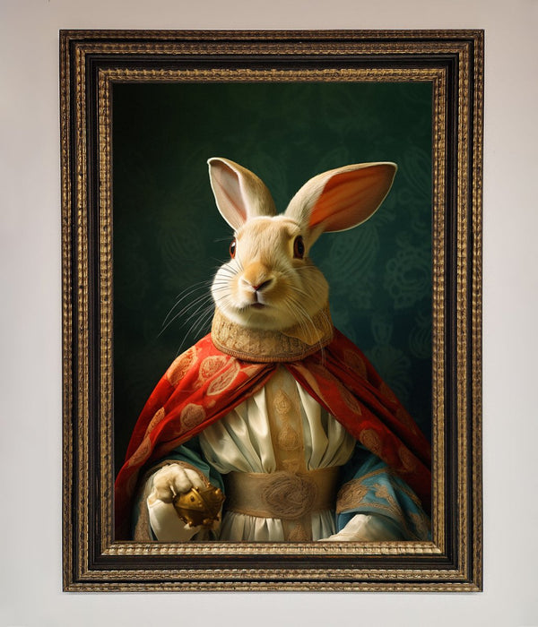 Renaissance Rabbit Framed Poster - Hi Society