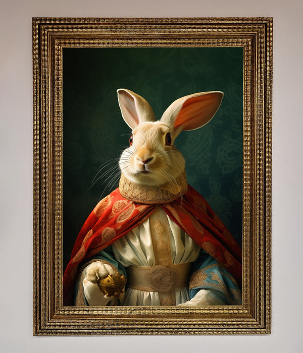Renaissance Rabbit Framed Poster - Hi Society