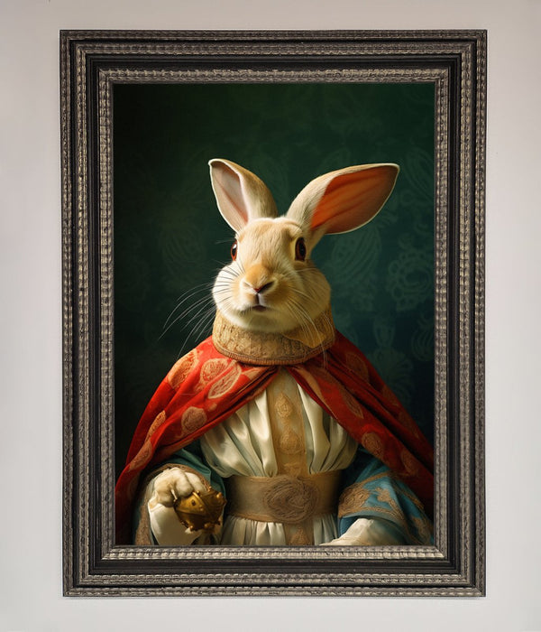 Renaissance Rabbit Framed Poster - Hi Society