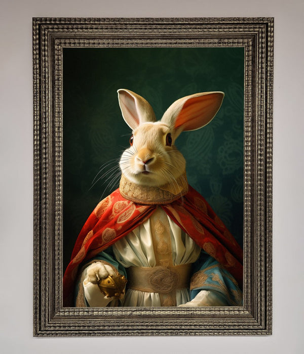 Renaissance Rabbit Framed Poster - Hi Society